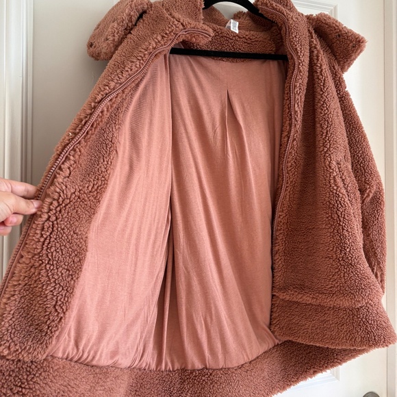 Alo Yoga Norte Sherpa Oversized Jacket Size Small - Picture 11 of 16